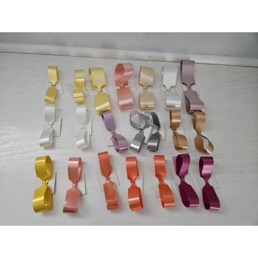 Ribbon Bows Craft Supplies Scrapbooking‎ Embellishments Gift Wrapping Multi